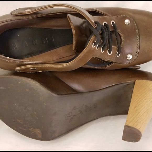 Brown Platform Heels - Picture 9 of 9